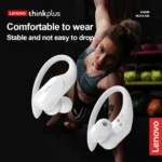 Lenovo LP75 Sports Wireless Earphones with Mics,Button Control, LED Power Display,Hifi Stereo Sound Bluetooth 5.3 TWS Headphones - Image 5